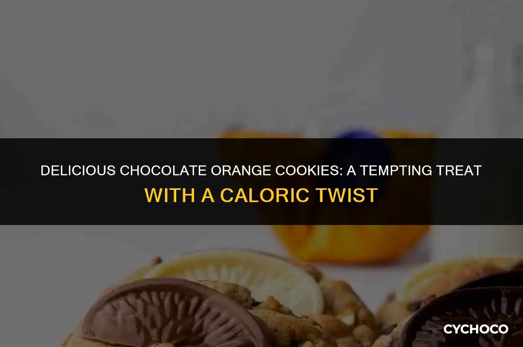 how many calories in chocolate orange cookie