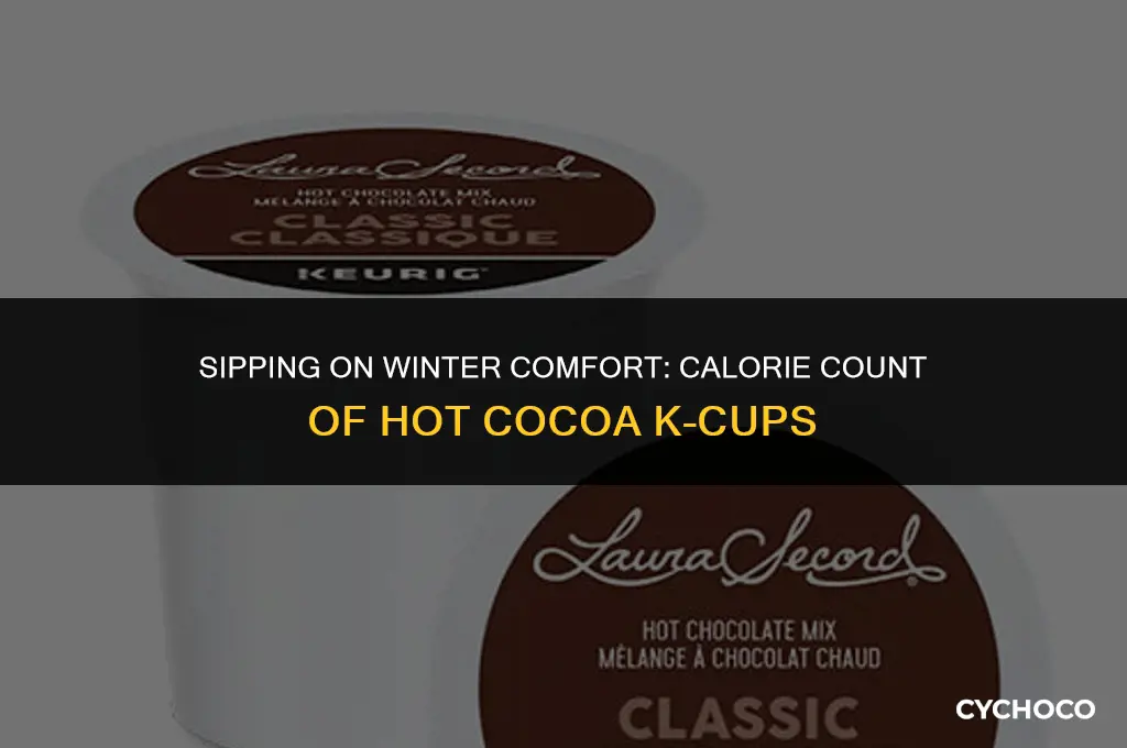 how many calories in hot cocoa k-cup