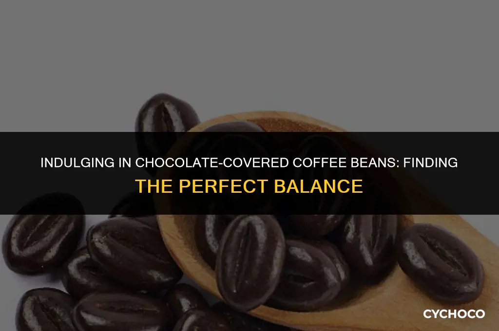 how many chocolate covered coffee beans is too much