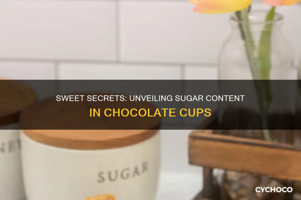 how many cups of sugar in chocolate