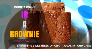 Chocolate Content in Brownies: Uncovering the Grams in Every Bite