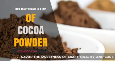 Measuring Cocoa Powder: Cups to Grams Conversion Guide