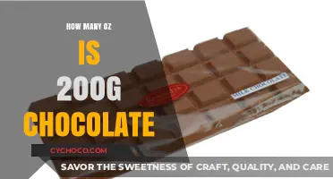Decoding Chocolate Measurements: 200 Grams to Ounces Conversion