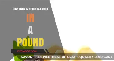 Unlocking the Secret: Cocoa Butter's Weight in a Pound Revealed