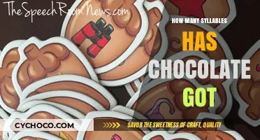 Decoding the Syllabic Sweetness: A Linguistic Look at Chocolate