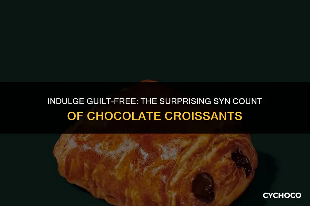 how many syns in a chocolate croissant