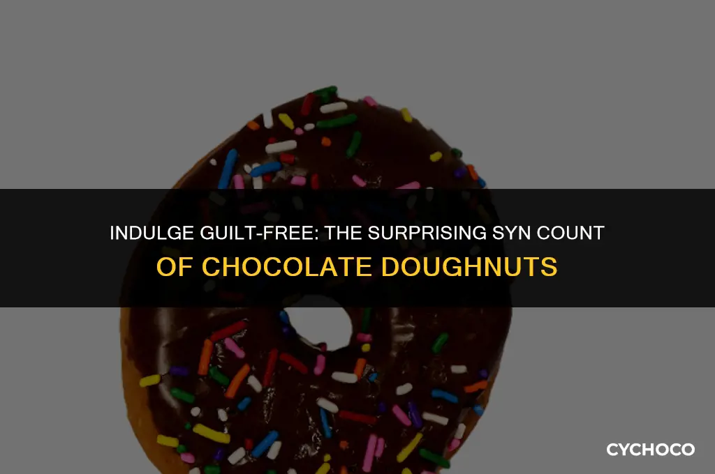 how many syns in a chocolate doughnut