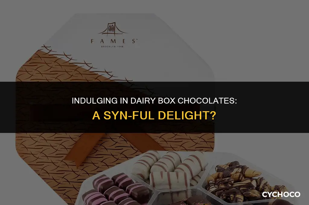 how many syns in dairy box chocolates