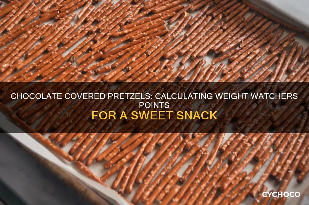 how many weight watchers points in chocolate covered pretzels