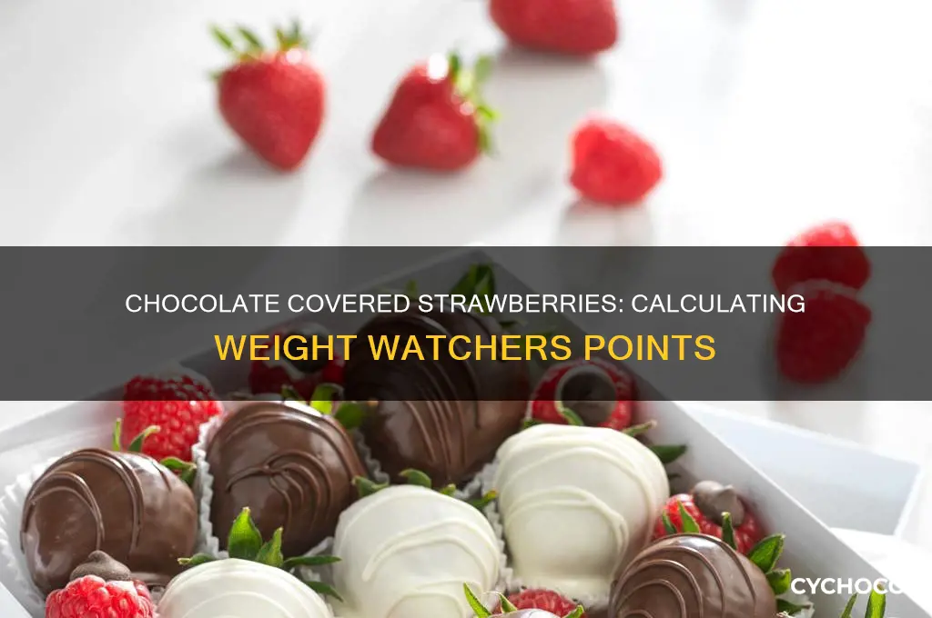 how many weight watchers points is a chocolate covered strawberry