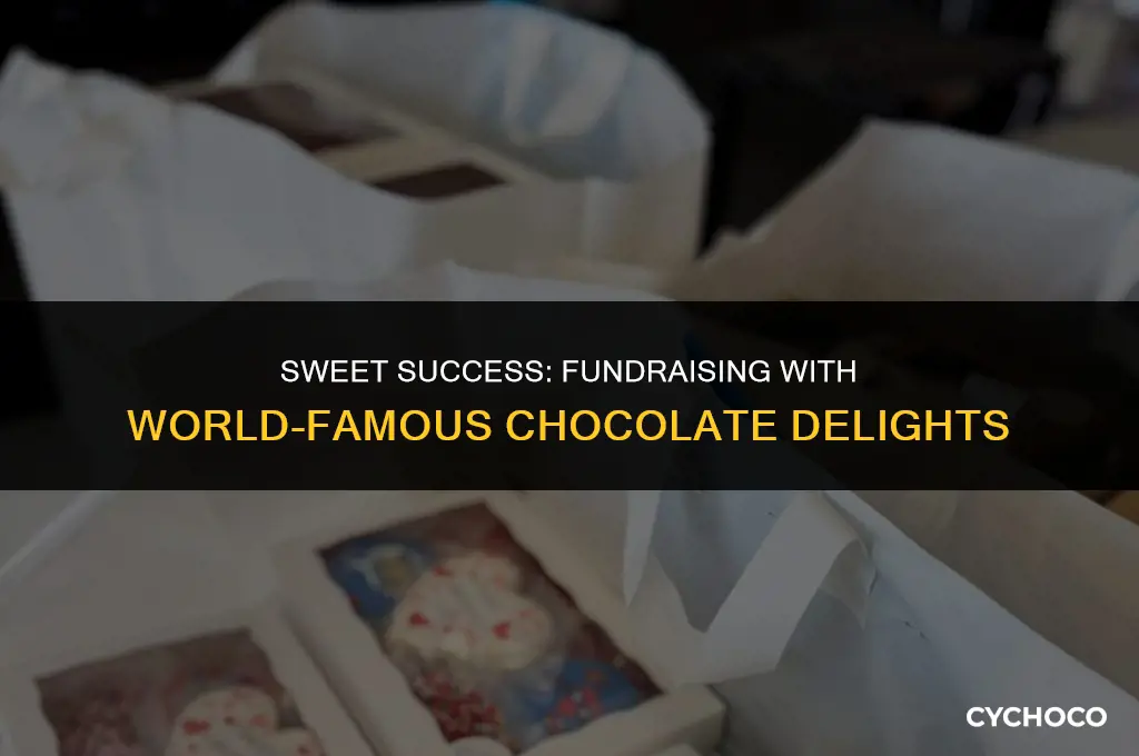 how micj is it to fundraise using world famous chocolate