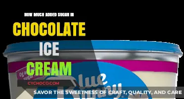 Decoding the Sweetness: Added Sugar in Chocolate Ice Cream