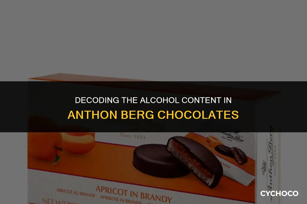 how much alcohol in anthon berg chocolate