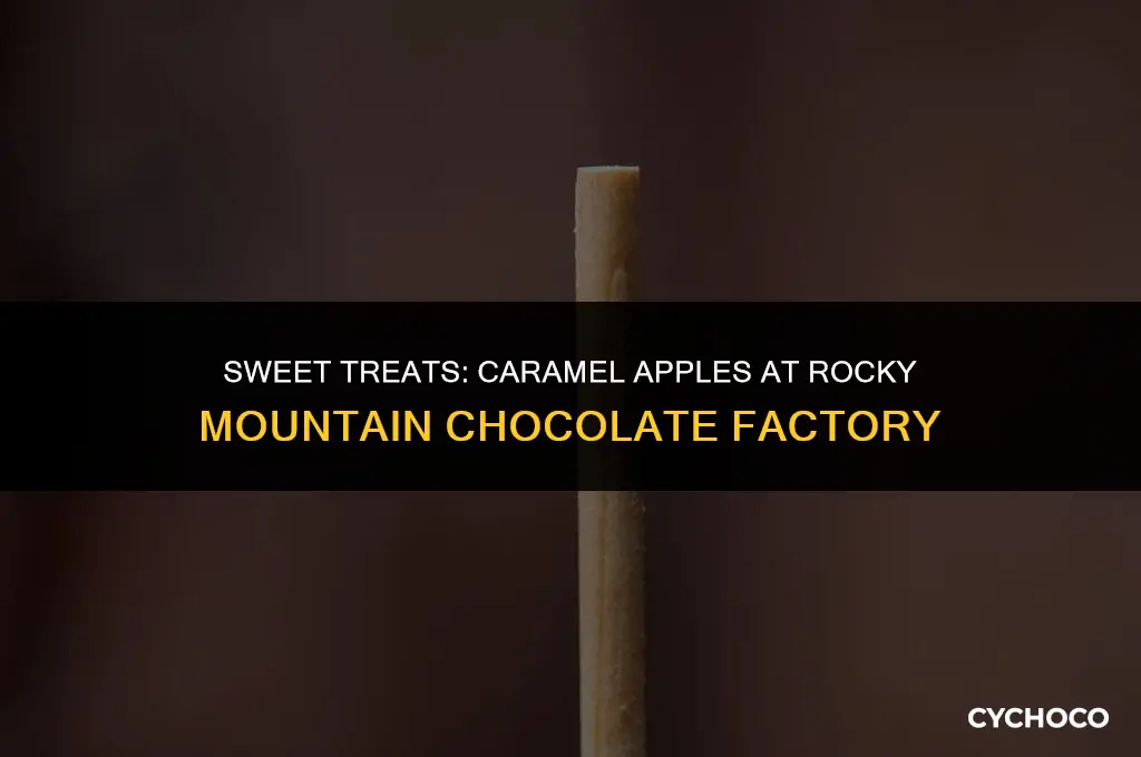 how much are caramel apples at rocky mountain chocolate factory