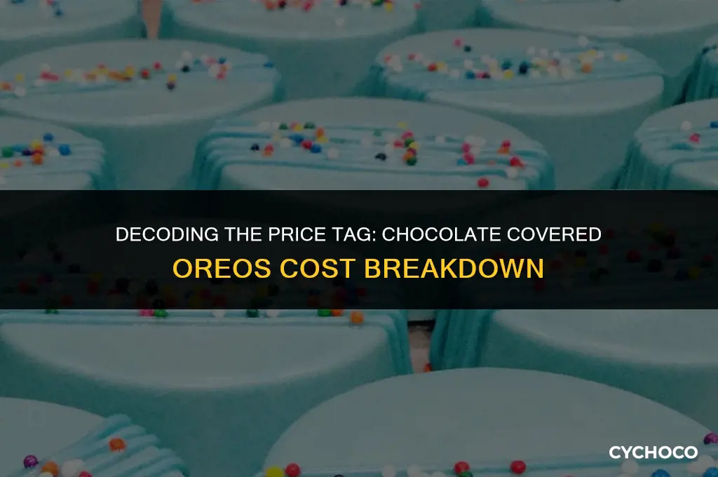 how much are chocolate covered oreos