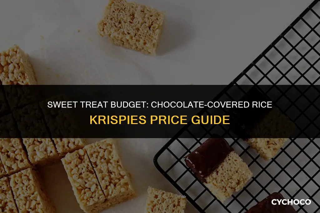 how much are chocolate covered rice krispies