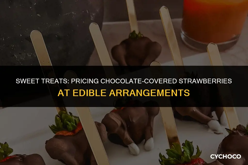 how much are chocolate covered strawberries at edible arrangements