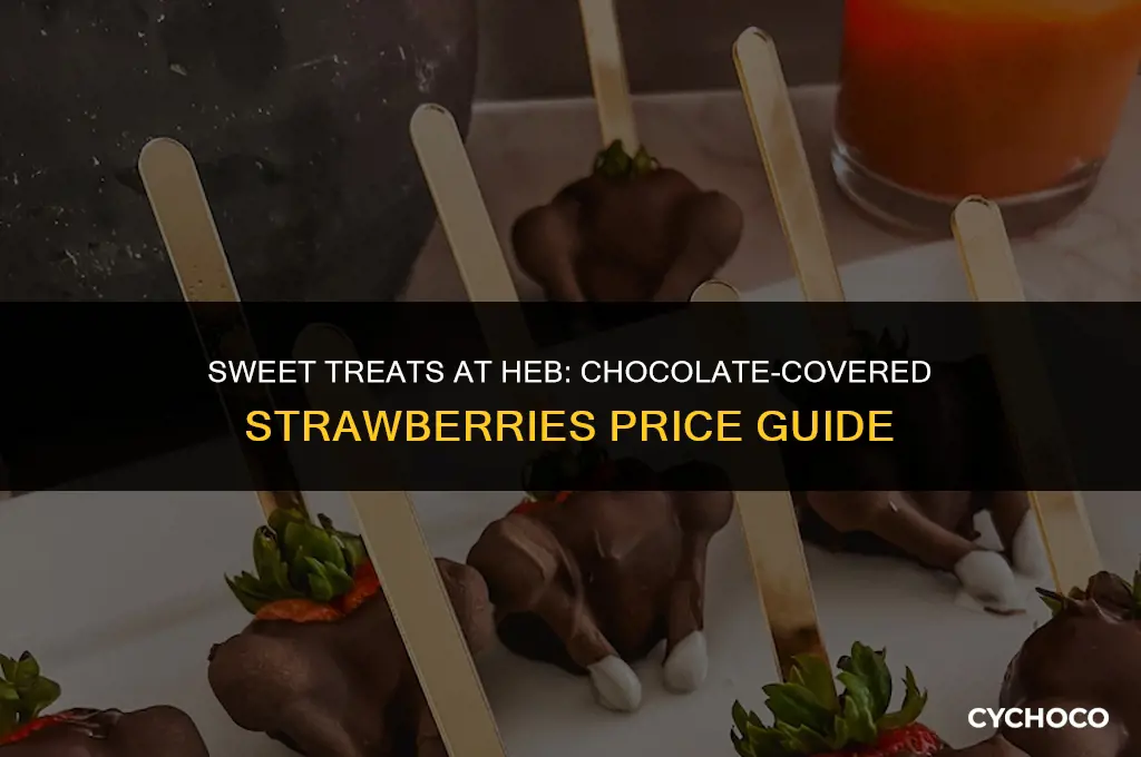 how much are chocolate covered strawberries at heb