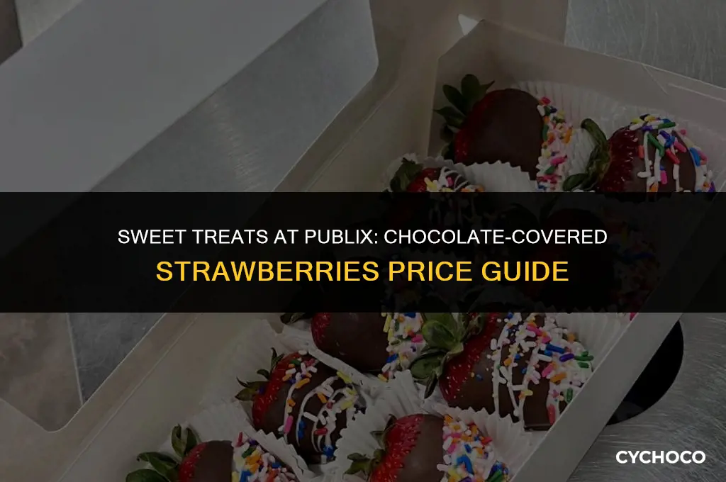 how much are chocolate covered strawberries at publix