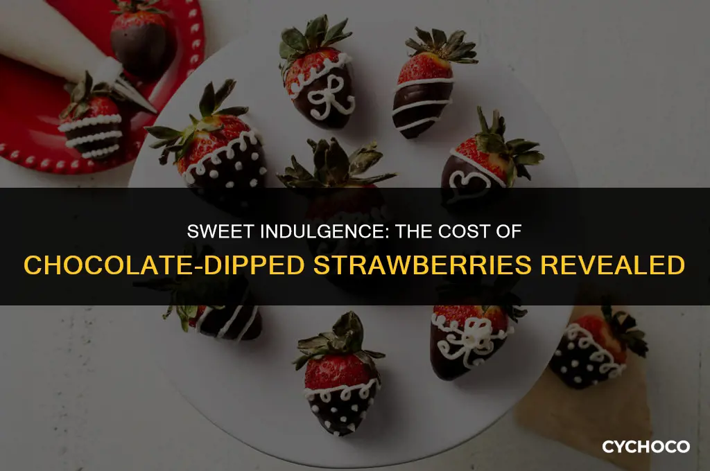 how much are chocolate dipped strawberries