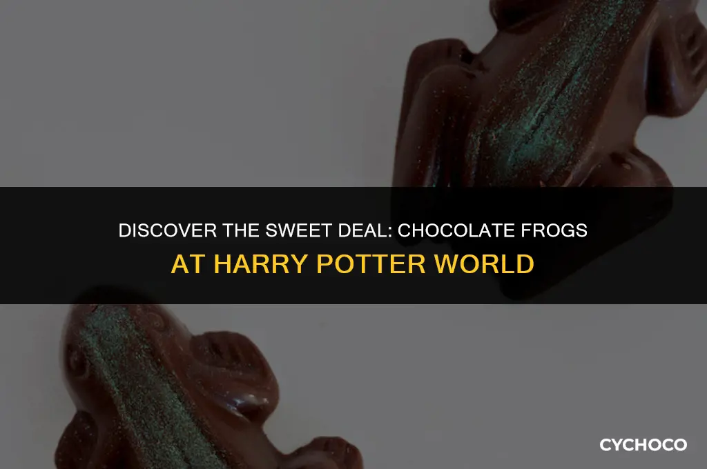 how much are chocolate frogs at harry potter world