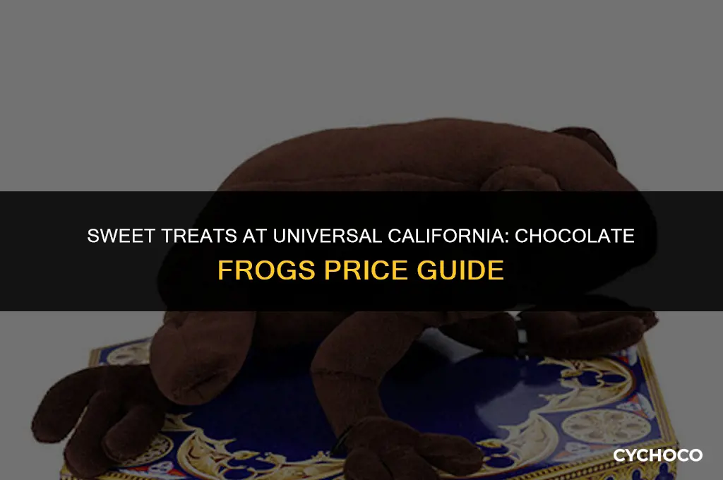 how much are chocolate frogs at universal california