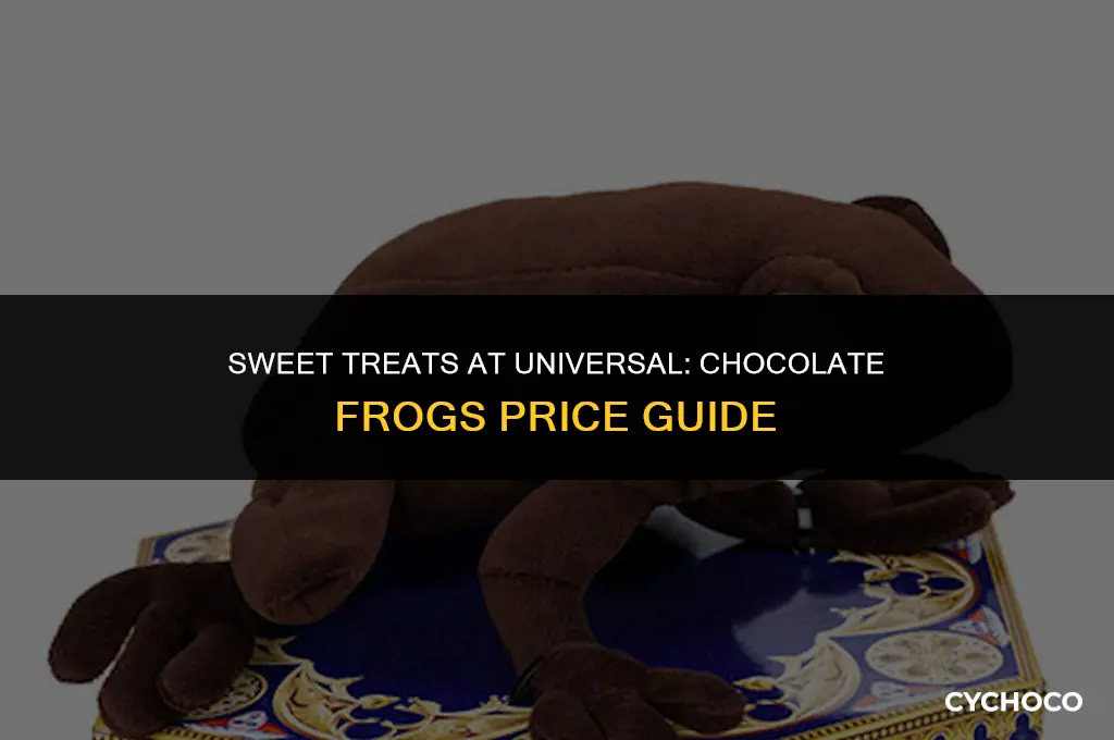 how much are chocolate frogs at universal