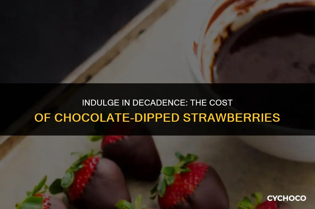 how much are chocolate strawberries