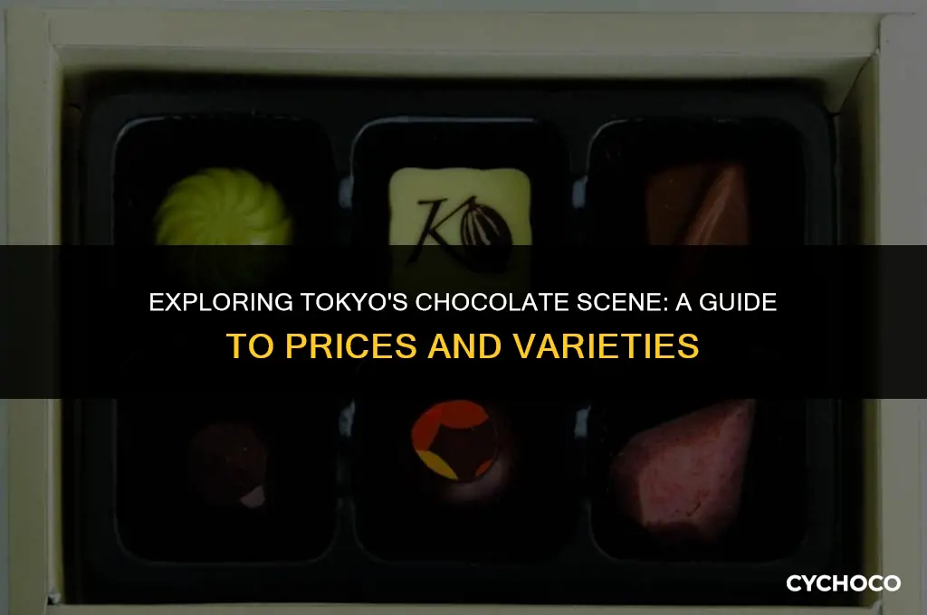how much are chocolates in tokyo