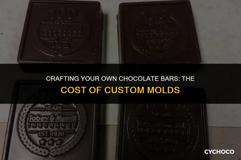 how much are custom made chocolate bar moulds
