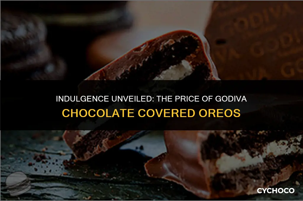 how much are godiva chocolate covered oreos
