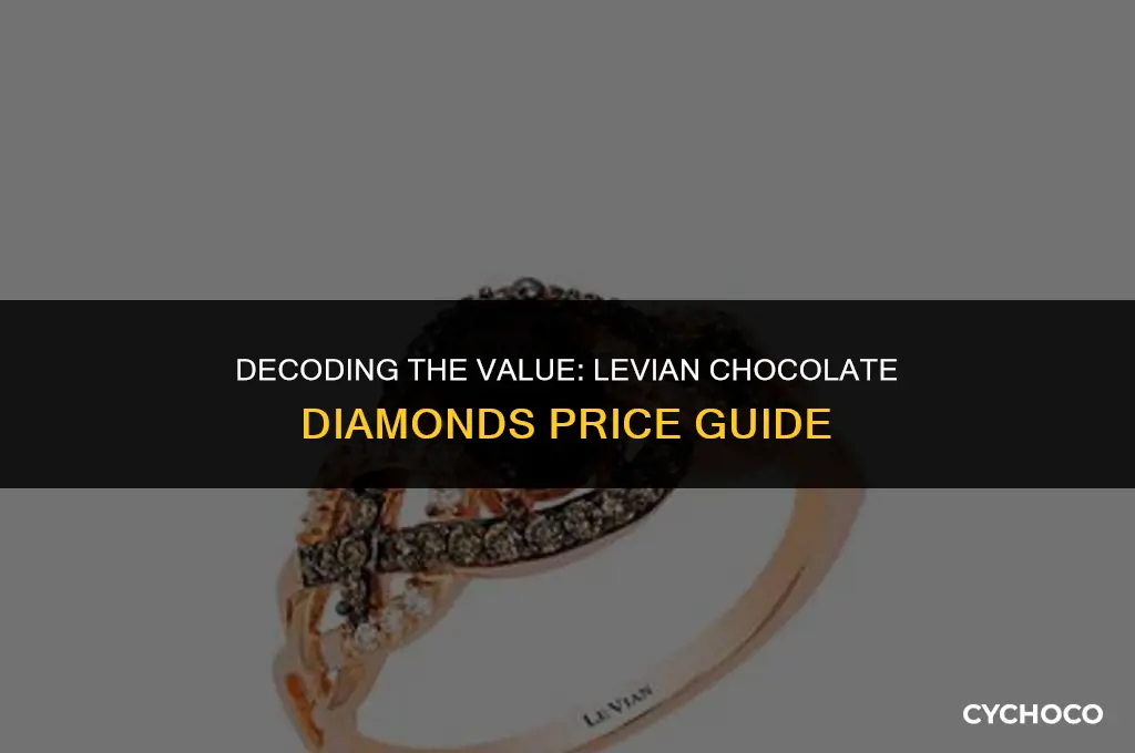 how much are levian chocolate diamonds