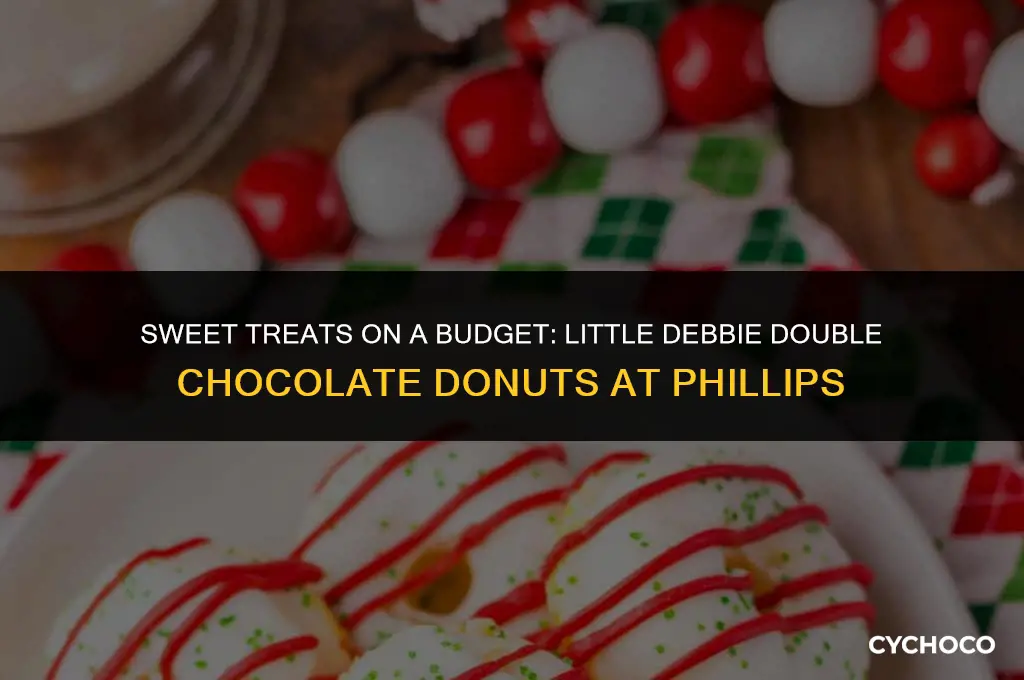 how much are little debbie double chocolate donuts at phillips