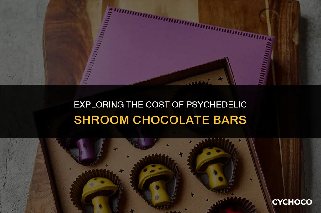 how much are shroom chocolate bars