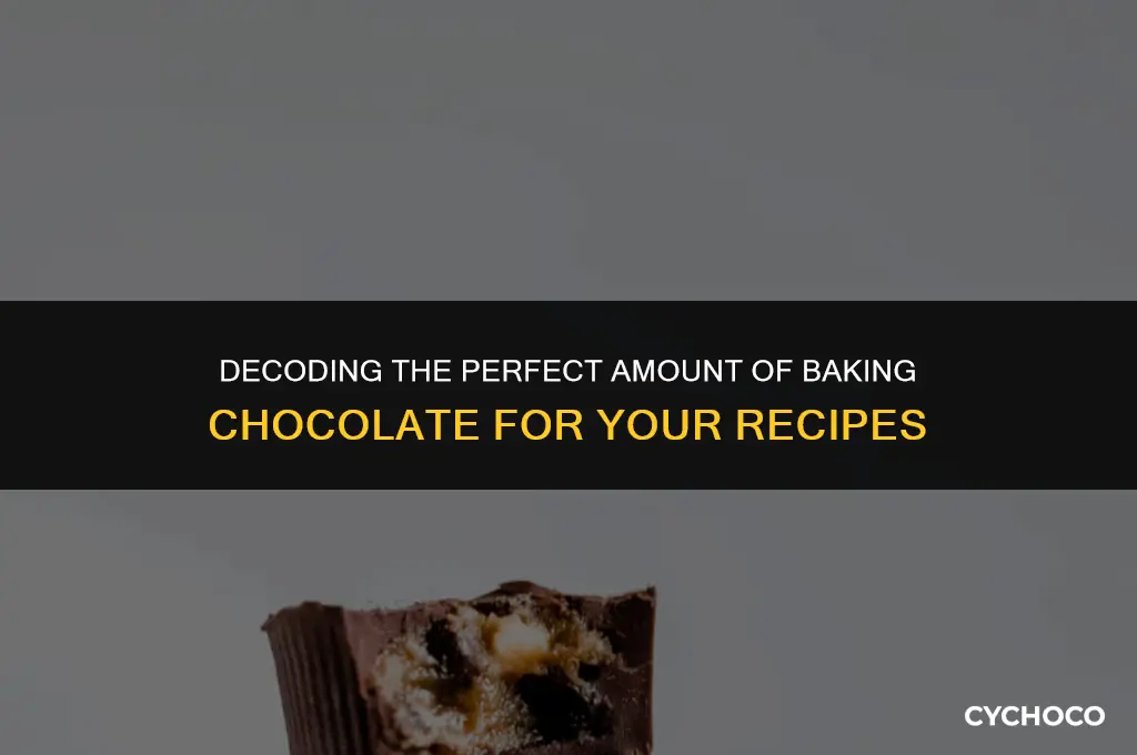 how much baking chocolate in 2 cups