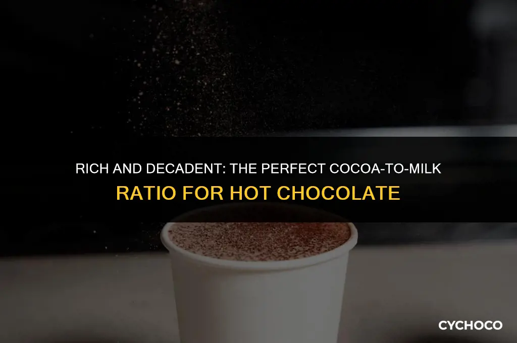 how much baking cocoa for hot chocolate