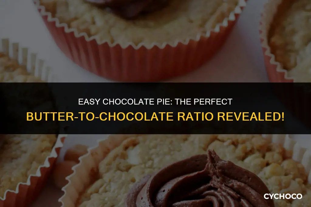 how much butter in a easy chocolate pie