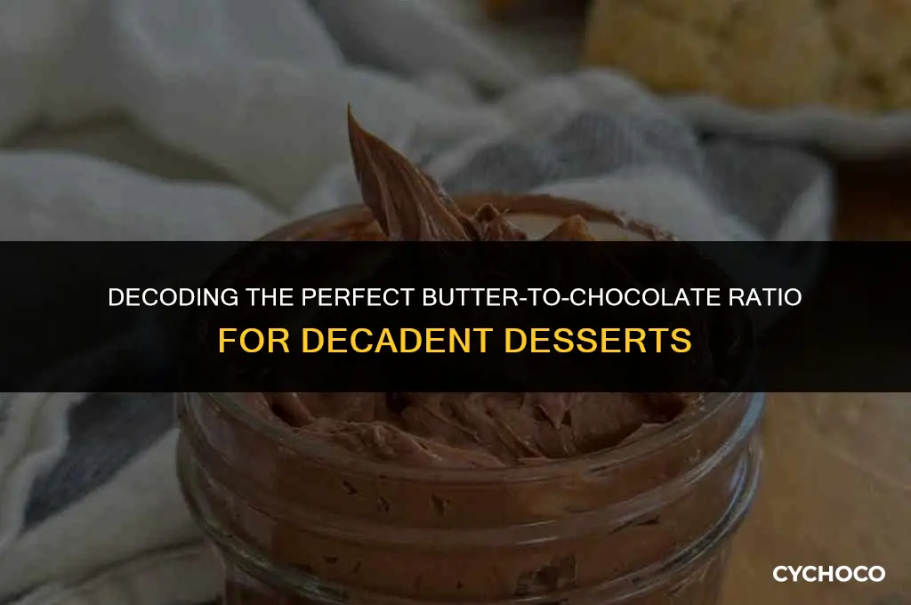 how much butter in chocolate