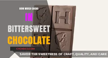 Decoding the Cacao Content in Bittersweet Chocolate: A Connoisseur's Guide