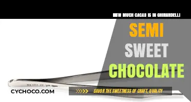 Unveiling the Cacao Content in Ghirardelli Semi-Sweet Chocolate