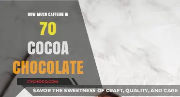 Exploring the Caffeine Content in 70% Cocoa Chocolate