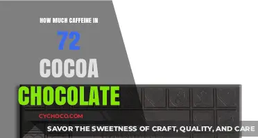 Exploring the Caffeine Content in 72% Cocoa Chocolate