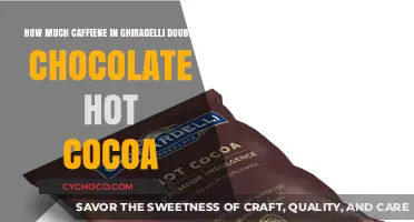 Decadent Ghirardelli Double Chocolate Hot Cocoa: A Caffeine Boost in Every Sip