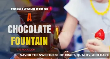 Sweet Success: Calculating the Perfect Chocolate Quantity for Your Fountain