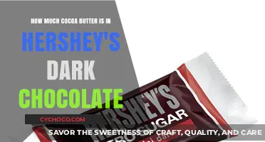 Decoding the Ingredients: Cocoa Butter Content in Hershey's Dark Chocolate