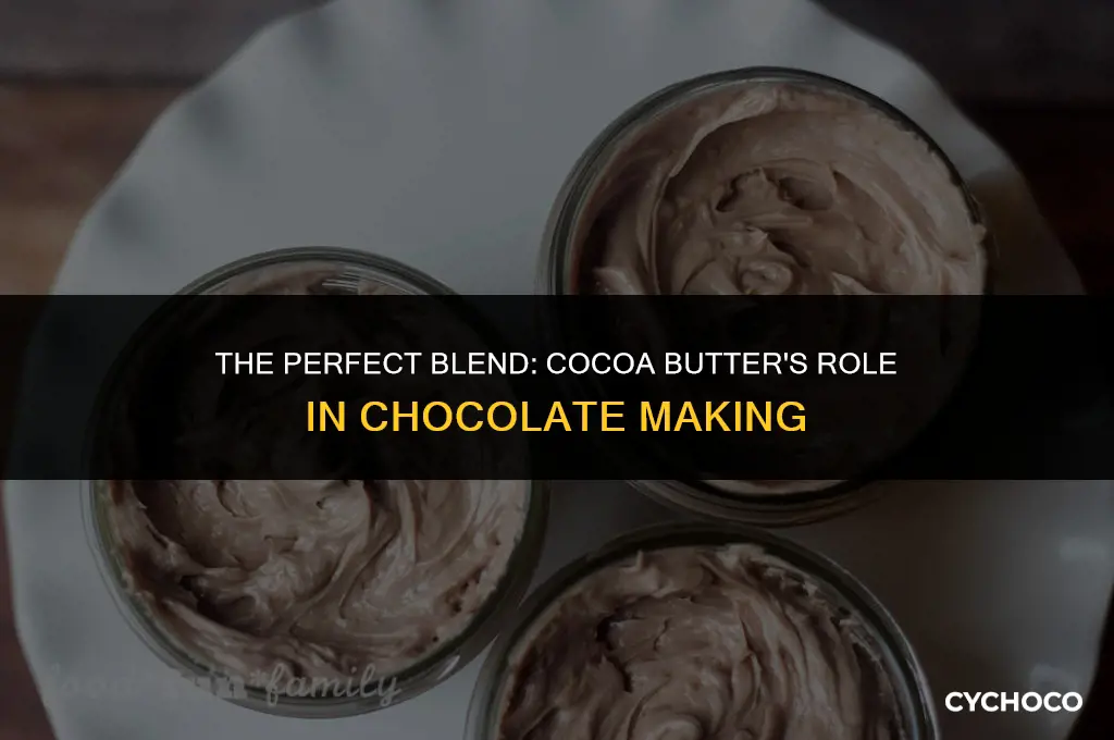 how much cocoa butter to add to chocolate