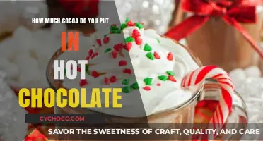 Perfecting Your Hot Chocolate: The Ideal Cocoa-to-Milk Ratio