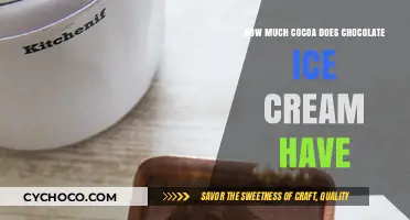 Decoding the Cocoa Content in Your Favorite Chocolate Ice Cream