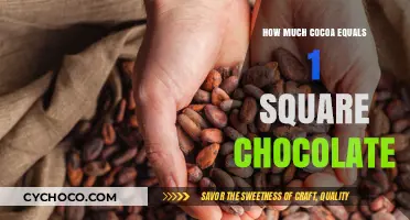 Decoding Chocolate: The Surprising Amount of Cocoa in Every Square