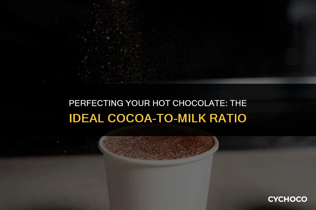 how much cocoa for a cup of hot chocolate